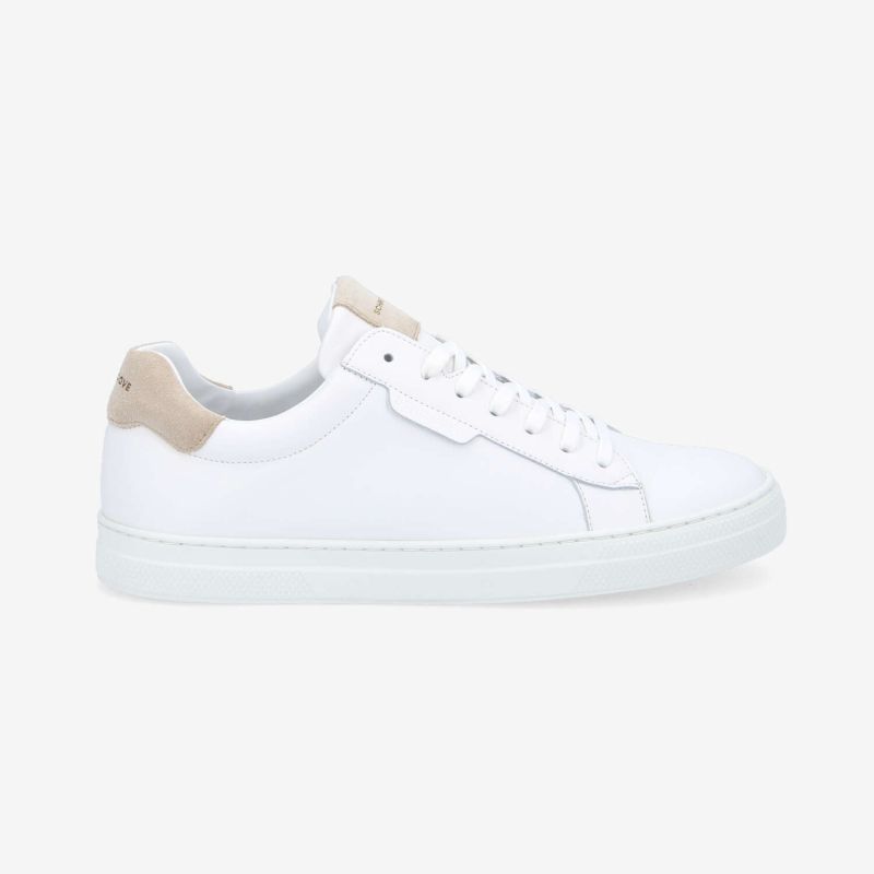 SPARK CLAY M - NAPPA/SUEDE - WHITE/GREIGE